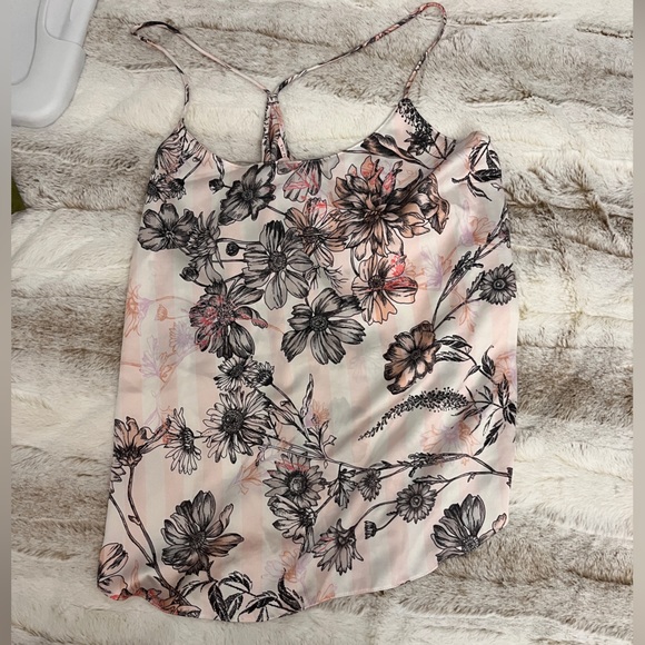 VICTORIA’S SECRET pink floral pajama pj sleep set M/S - Picture 3 of 6